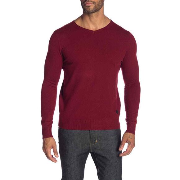 XRAY V-Neck Sweater Size XL in Burgundy - Picture 1 of 2